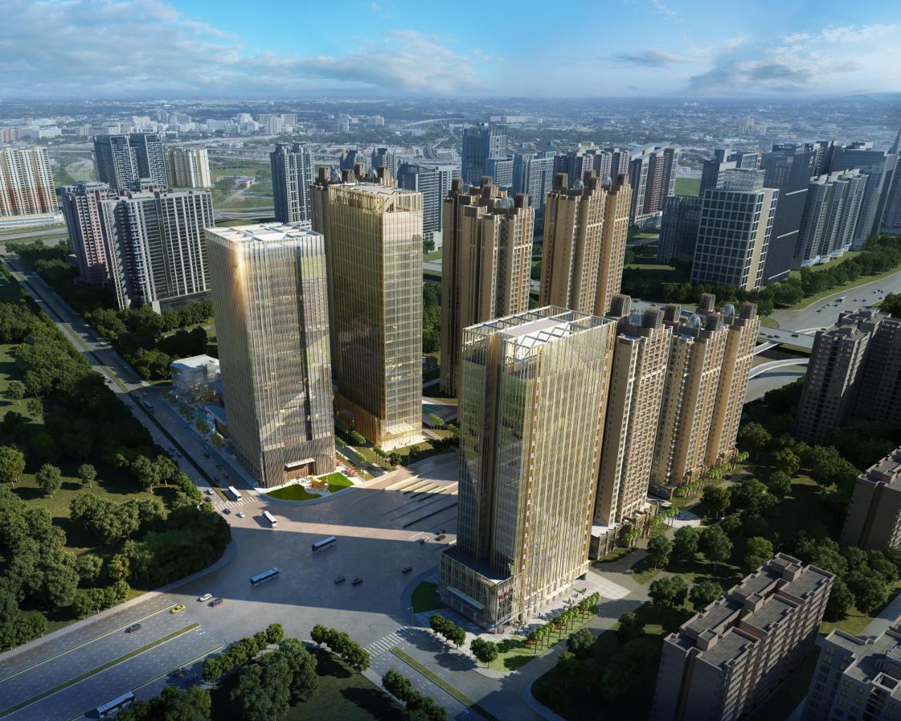 Royal Star Apartment Guangzhou Exteriör bild